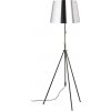 RENDL LUTON/ILUSION stojanová chrómová fólia/čierna/kov 230V LED E27 11W R14065