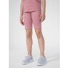 4F 4FJSS23TTIGF037 detské legínové kraťasy llight pink