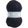 Priadza KNITTY 10 100g, čierna - odtieň 965
