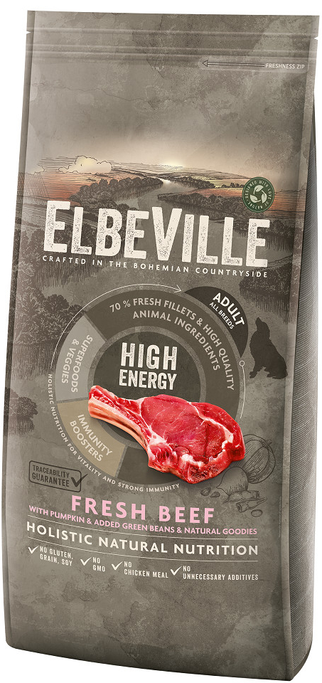 Elbeville Adult All Breeds Fresh Beef High Energy 11,4 kg