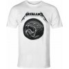 Metallica Black Album Poster White S Tričko