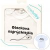 Body s potiskem New Baby Oteckova najrýchlejšia - darčekové balenie