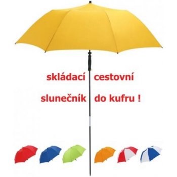 Fare skladacie cestovní plážový slnečník do kufru CAMPER žlutý s UV  ochranou 50+ od 38,05 € - Heureka.sk