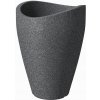 Kvetináč plast sivý Scheurich 30 cm x 30 cm x 40 cm