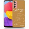 Picasee silikónový prehľadný obal pre Samsung Galaxy M13 M135F - Wine not