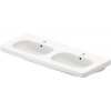 Dvojité umývadlo DURAVIT sanitárna keramika biela 120 x 49 x 18 cm 3481200002