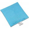 Babyrenka Nahrievací vankúšik z čerešňových kôstok 15x15cm Dots tyrkys