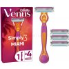 Gillette Venus Simply3 Miami + 4 ks hlavic