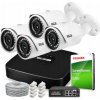 Sada pre monitoring IP 4Mpx, IR30m, 4 IP kamery BCS-L-TIP14FR3, nahrávač 8ch, PoE switch - BCS