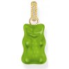 Thomas Sabo PE967 414 6 Large gold-plated green Goldbears pendant w. stones