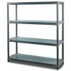 Wamar Sosenka REGÁL PLASTOVÝ Jupiter-4 138x110x46 PVC Povrchová úprava: Sivá