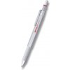 Kuličkové pero Multipen Rotring 600 Silver 3 v 1 3 barvy + mechanická tužka 0,5 mm -