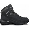 Lowa Renegade GTX Mid Wide deep black pánské nepromokavé kožené trekové boty 42 a 1/2 EUR