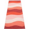 Pappelina Koberec URVI Fire – červenooranžový, veľkosť koberca 70 x 200 cm
