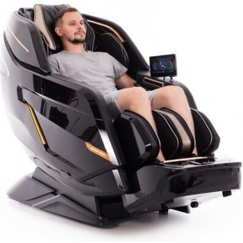 LUX 4D MASSAGER Masážne elektrické kreslo čiernozlaté