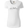 EKG rodina a dvaja chlapci - Dámske tričko z organickej bavlny Origin (GOTS) - 2XL ( Biela )
