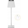 Stolná nočná lampa Stolová lampa na čítanie LED biela