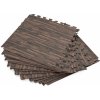Bestway Penová podložka k záhradnému bazénu Imitácia dreva 12 ks 50x50cm 58712