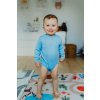 Merino body pre deti s tencelom s dlhým rukávom modrej Blue Bell SAFA