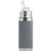 Pura Pura® TERMO fľaša so slamkou 260ml sivá, mint, poľovnícka zelená, rose Farba: Sivá