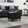 vidaXL Konferenčný stolík čierny 50x50x40 cm spracované drevo 829446