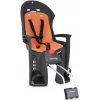 HAMAX Cyklosedačka s uzamykateľným zámkom Siesta W grey/orange 7029775525542