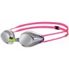 Juniorské plavecké okuliare Arena TRACKS Ružová,reflexný neón,Strieborná