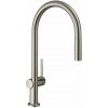 HansGrohe M54 - Drezová batéria Talis s výsuvnou spŕškou, vzhľad nerezový 72800800