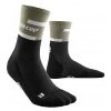 CEP The Run Mid Cut Compression Socks 4.0 vysoké ponožky dámské Barva: olive/black, Velikost: II