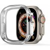 DUX DUCIS SAMO APPLE WATCH Series Ultra 49mm strieborné Ochranné puzdro na smart watch (Samo ochranné mäkké puzdro TPU so sklom pre Apple Watch Series ULTRA 49mm)