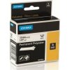 páska DYMO 18764 (18483) PROFI D1 RHINO Black On White Permanent Polyester Tape (12mm)