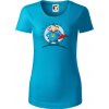 Ocko superman - chlapec a chlapec - Dámske tričko z organickej bavlny Origin (GOTS) - 2XL ( Svetlý tyrkys )