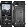 EVOLVEO StrongPhone H1, vodotěsný odolný Dual SIM telefon, černá-šedá