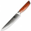 DELLINGER Rose-Wood Damascus nůž plátkovací Carving 8,5