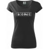 Borec - Periodická tabuľka - Pure dámske tričko - M ( Čierna )