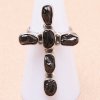 Nefertitis Šungit prsteň striebro Ag 925 LOT15 - 52 mm (US 6), 5,7 g