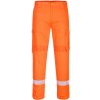 PORTWEST Kalhoty Bizflame Plus FR401, do pasu, lehké POR-FR401ORRM M Oranžová