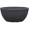 Scheurich Kvetináč v tvare misky Barceo priemer 39 cm x 18 cm Stony Black