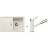 Blanco SET 09-D 24 drez silgranit METRA 45 S 78x50 cm Biela Soft+batéria Kano-S Biela Soft 527106+526953