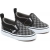 VANS TD Slip-On V (Checkerboard) Blk/Pewter - 22