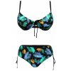 Eugenie Green dámske dvojdielne plavky 484-2 5XL viacfarebná