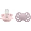 BIBS Infinity symetrické cumlíky zo silikónu 2ks - veľkosť 1 - Blossom / Dusky Lilac