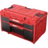 Box na náradie so zásuvkami QBRICK ONE Drawer 2 PLUS Red