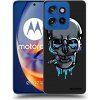 Picasee silikónový čierny obal pre Motorola Edge 50 Neo - EARTH - Lebka 3.0