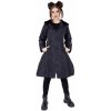 kabát dámsky POIZEN INDUSTRIES - MEDEA - BLACK - POI1327
