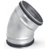 Ventishop OBL 45° 140 SAFE kovové koleno kulaté s těsněním