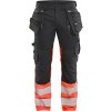 Blåkläder AB 1130 Vysoce viditelné kalhoty ze strečového materiálu Farba: Cerná/cervená, Veľkosť: C58