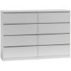 TOP E-SHOP Komoda MALWA M8 140 Biela