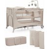 Kinderkraft Postieľka cestovná Joy 2 s doplňky Beige