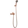 Imex ROMA vaňová batéria + sprchový set kartáčované ružové zlato BDR001-4ORC